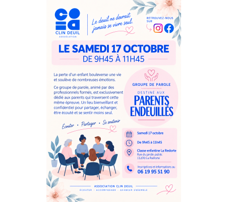 Groupe de parole autour du deuil