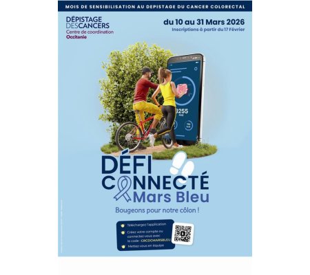Défi connecté Mars Bleu 2026