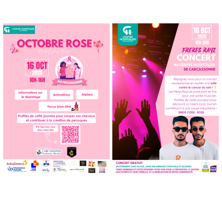 Le DAC 11 aux côtés du Centre Hospitalier de Carcassonne pour Octobre Rose