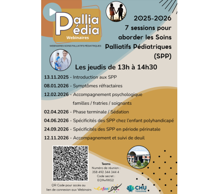 Webinaire soins palliatifs pédiatriques