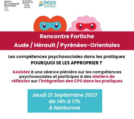Les compétences psychosociales dans les pratiques - Rencontre à Narbonne le 21/09